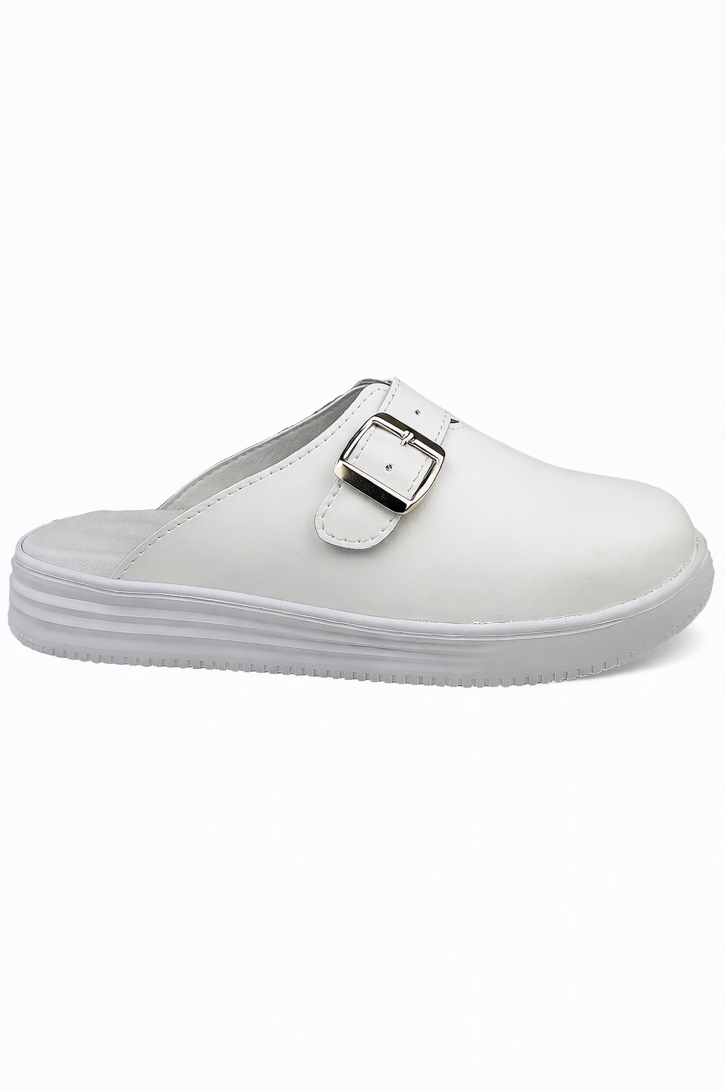 2016 bijele Anatomske papuče 2016 bijele – zatvorene radne papuče s kopčom, protuklizni potplat, EN ISO 20347